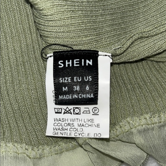 Olive Green Ribbed Camisole Top - Picture 10 of 12